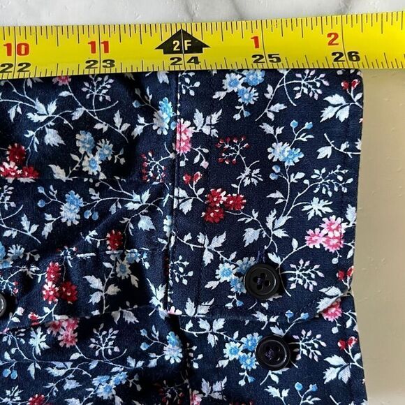Express Extra Slim Floral Button Front Mens XL - Picture 10 of 10